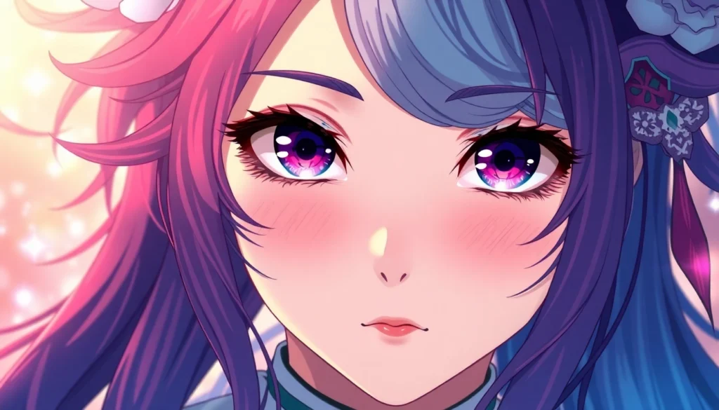 Vivid AI generated hentai scene featuring a detailed anime character with dynamic poses and rich textures, showcasing advanced AI art techniques.